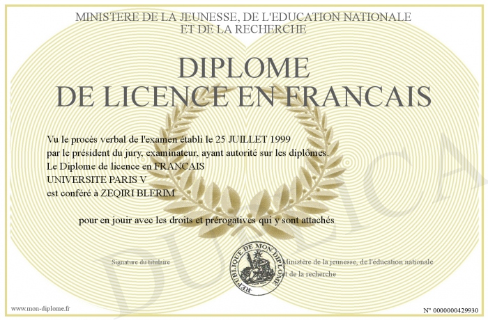 Acheter un vrai faux diplôme en ligne