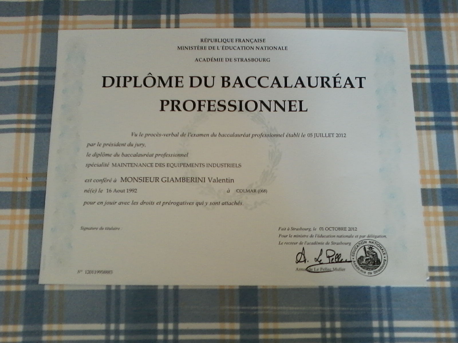 Mon diplôme en ligne