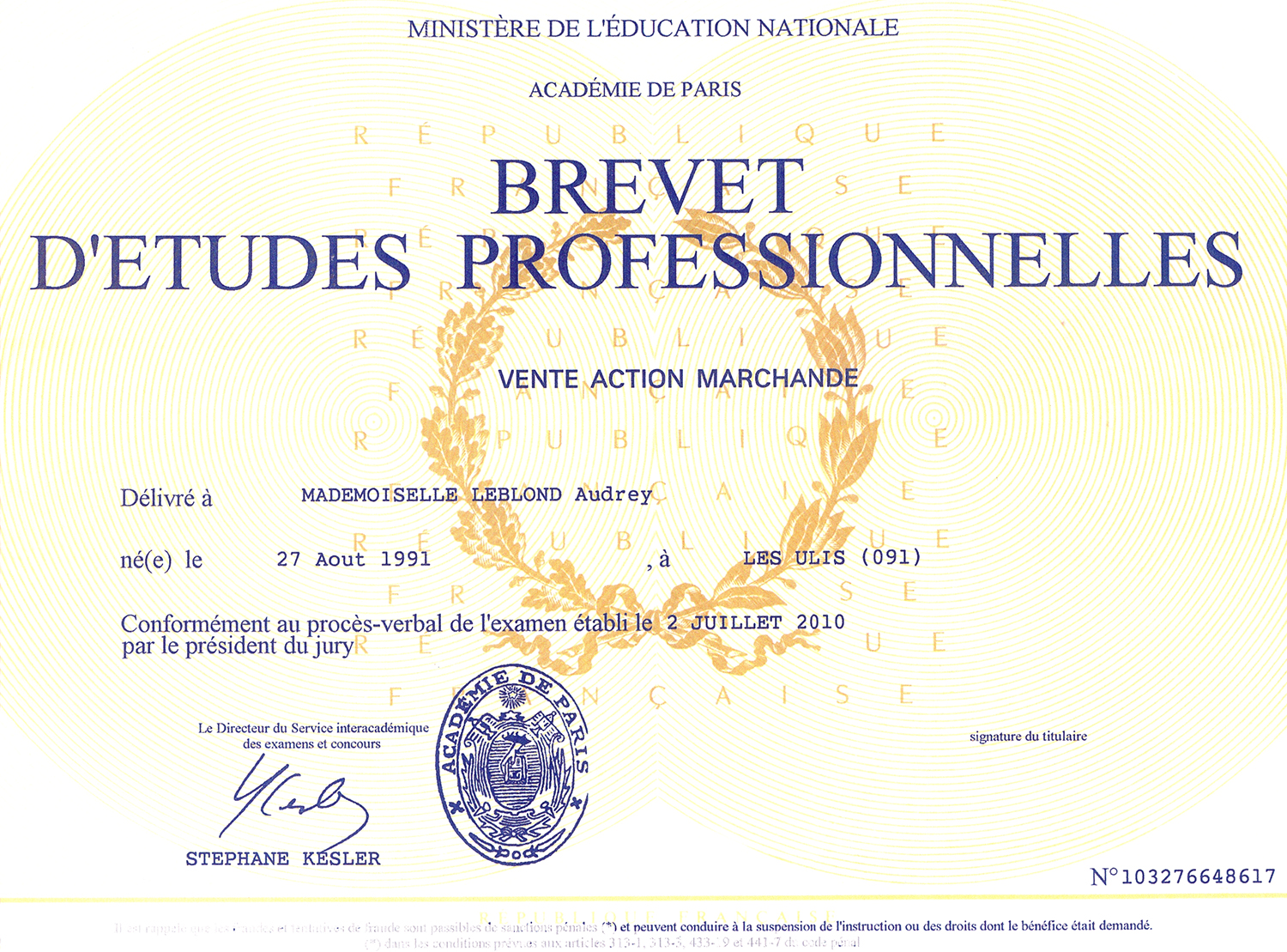Achat d'un diplôme fiable