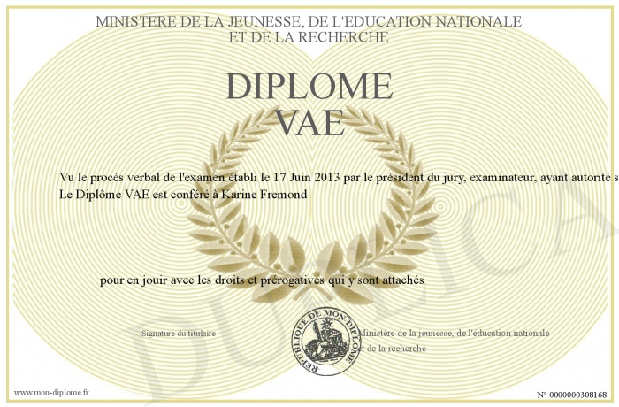Obtenez une VAE Rapide